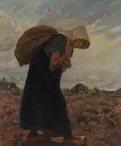 Fritz Mackensen, Moorfrau, wohl 1910, Oil on canvas