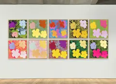 Andy Warhol, Flowers (10 Blatt), 1970, 10 sheet Silkscreen in colors