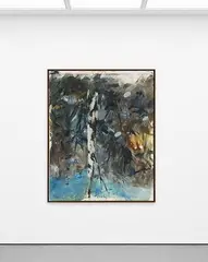Georg Baselitz, Fingermalerei - Birke, 1972, Oil on canvas