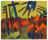 Karl Schmidt-Rottluff, Junger Wald und Sonne
