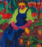 Karl Schmidt-Rottluff, Sitzende im Grünen