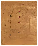 Lucio Fontana, Concetto spaziale, 1957, Oil and glass on canvas
