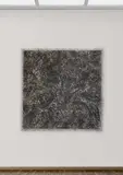 Günther Uecker, Nacht, 1986, Mixed media. Nails and black paint over canvas ...