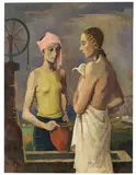 Karl Hofer, Zwei Frauen am Brunnen