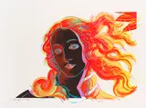 Details of Renaissance Paintings (Sandro Botticelli, Birth of Venus, 1482) by Andy Warhol, 1984, Silkscreen in colors, sold Jun 2024
