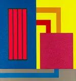 Peter Halley, Dada Ji, 2005, Acrylic and Roll-a-Tex on canvas