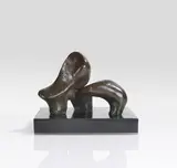 Henry Moore, Maquette for Sheep Piece, 1969, Bronze with brown patina