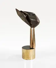 Bernhard Heiliger, Vogelstele II, 1969, Bronze, partly polished