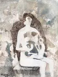 Henry Moore, Seated Mother and Child