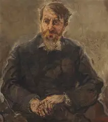Max Oppenheimer, Bildnis Arthur Schnitzler, 1911, Oil on canvas