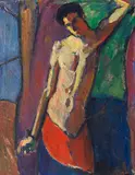 Hermann Stenner, Heiliger Sebastian, 1911/12, Oil on canvas