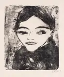 Erich Heckel, Fränzi, 1910, Lithograph