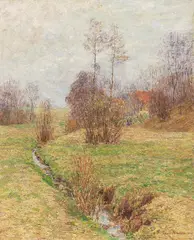 Paul Baum, Dünen Weg (Vormittag-Sonne), Wohl 1894/95, Oil on canvas