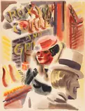 Roxy Coffee by George Grosz, 1933, Watercolor, sold Dec 2023