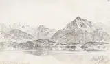 Paul Klee, Blümlisalp von Hilterfingen aus