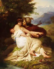 Wilhelm von Kaulbach, Unter den Linden, 1871, Oil on canvas