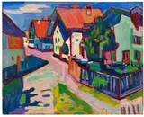Wassily Kandinsky, Murnau, 1908, Oil on cardboard