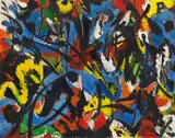 Ernst Wilhelm Nay, Azuro, 1952, Oil on canvas