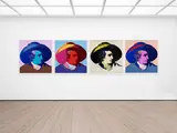 Goethe by Andy Warhol, 1982, Silkscreen in colors, sold Dec 2023