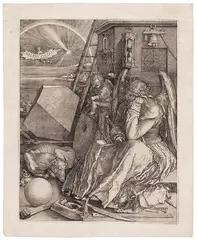 Albrecht Durer, Melencolia I (Die Melancholie), 1514, Engraving