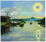 Max Pechstein, Morgen am Garder See, 1929, Oil on canvas