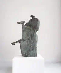 Fritz Koenig, Poseidon, 1963/64, Bronze with gray - green patina
