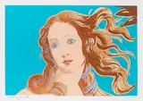 Andy Warhol, Details of Renaissance Paintings (Sandro Botticelli, Birth of Venus, 1482), 1984, Silkscreen in colors