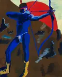 Rainer Fetting, Blue Indian (selbst)