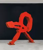 Rotraut, Road Runner, 2006, Sculpture. Aluminum, lacquered in red