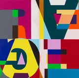 Heimo Zobernig, Untitled, 2011, Acrylic on canvas