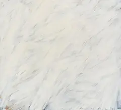 Weiss Struktur II by Raimund Girke, 1992, Oil on canvas, sold Dec 2023
