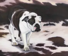 Karin Kneffel, Ohne Titel, 2003, Oil on canvas