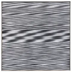 Kleine Fluktuation II by Raimund Girke, 1963, Tempera on canvas, sold Dec 2023