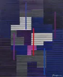 Adolf Fleischmann, Ohne Titel, 1950, Oil on canvas