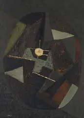 Das Innen by Fritz Winter, 1933, Oil on paper, laid on canvas, sold Dec 2023
