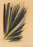 Hans Hartung, P 1959-104, 1959, Graphite and color Pastel