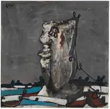 Markus Lüpertz, Bildnis G, 1983, Oil on canvas