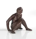 Georg Kolbe, Sitzende, 1928/29, Bronze with golden brown patina
