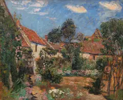 Armand Guillaumin, Jardin à Janville-sur-Juine, 1886, Oil on canvas