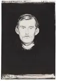 Edvard Munch, Selbstporträt, 1895, Lithograph