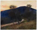 Lesser Ury, Der blaue Berg, Ca. 1900/10, Oil on canvas