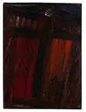 Meditation: Je rêve devant la Cheminée by Alexej von Jawlensky, 1936, Oil on paper with a canvas structure, laid on f..., sold Jun 2023