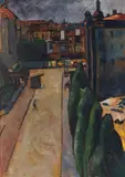 Alexander Kanoldt, Straßenbild I
