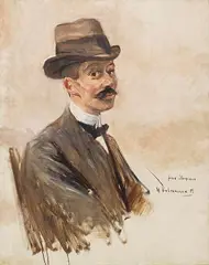Max Liebermann, Bildnis Theodor Stoperan, 1912, Oil on canvas