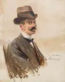 Max Liebermann, Bildnis Theodor Stoperan, 1912, Oil on canvas