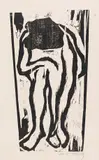 Karl Schmidt-Rottluff, Toilette, 1909, Woodcut