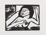 Erich Heckel, Schlafender weiblicher Akt