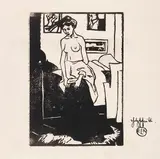 Ernst Ludwig Kirchner, Sich entkleidendes Mädchen - Das Modell 1