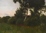 Otto Modersohn, Sommerabend, 1886, Öl auf Leinwand