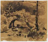 Karl Schmidt-Rottluff, Brücke über einen Bach